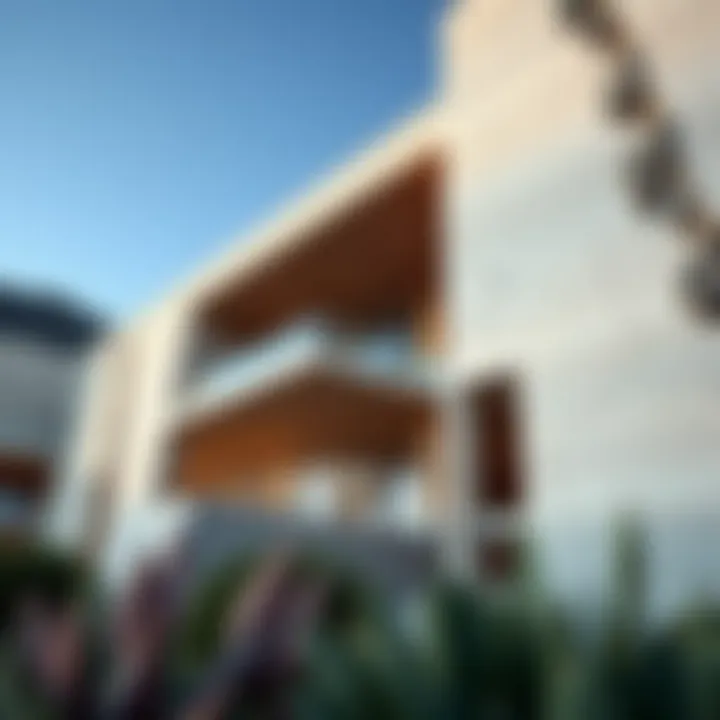 Modern Architecture with Quartzite Craftsmanship of quartzite used in a modern architectural design