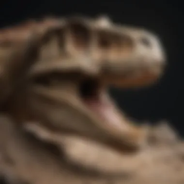 Reconstruction of Jaw Structure Fossil reconstruction of Tyrannosaurus jaw structure
