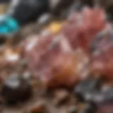 Stunning variety of Caribbean quartz showcasing its unique colors and patterns