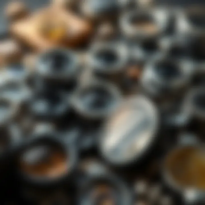Materials and Designs of Various Loupes Collage of loupes with different materials and designs