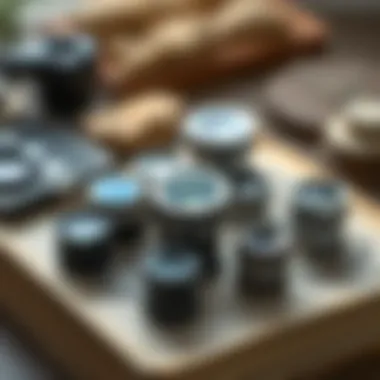 Diverse Loupes for Collectors Variety of loupes displayed on a natural history book