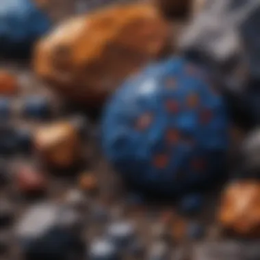 Artistic Uses of Azurite in Modern Creations Artistic applications of azurite in modern art pieces showcasing vibrant colors