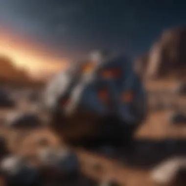 Historical Meteorite Discoveries An artistic representation of ancient meteorite discovery scenes