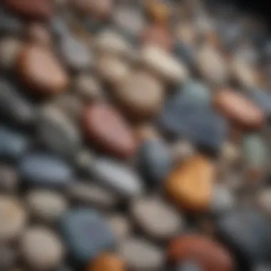 Diverse Raw Stones - A Visual Exploration A vibrant collection of raw stones showcasing various colors and textures.