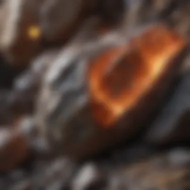Igneous Rock Structure Close-up of an igneous rock with detailed crystalline structure