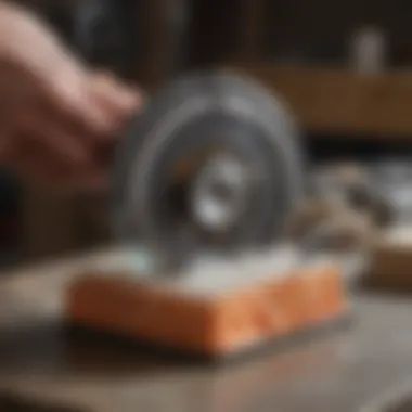 Safety Guidelines for Lapidary Saw Usage Graphic illustrating safety precautions while using lapidary saws