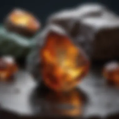 Real vs. Synthetic Gemstones Comparison of real and synthetic gemstones