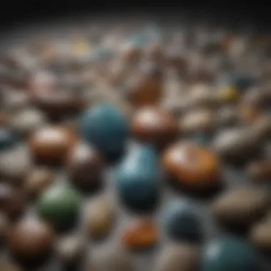 Variety of Polished Stones A variety of stones showcasing their polished finish