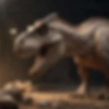 Dinosaur Fossils in Education An educational setting where dinosaur fossils are used for teaching