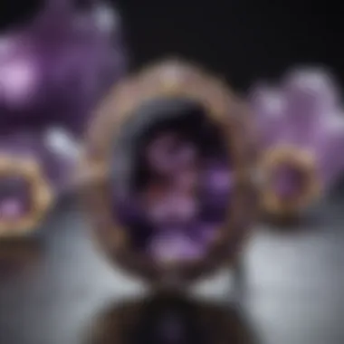 Amethyst Jewelry Collection A collection of amethyst jewelry pieces highlighting their elegance and cultural significance.