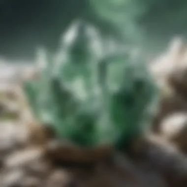 Natural Crystal Geological Formation Geological formation of crystals in nature
