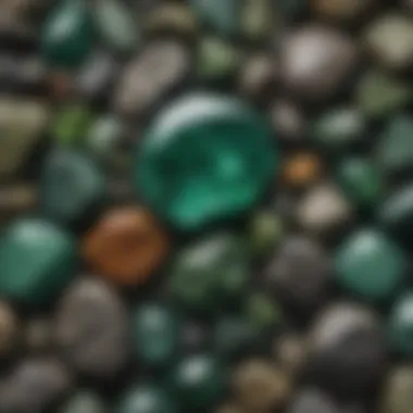 A detailed comparison of green glass-like rocks and similar minerals to aid in identification.