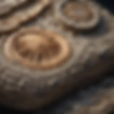 Intricate Fossil Patterns Intricate fossil patterns captured in stone