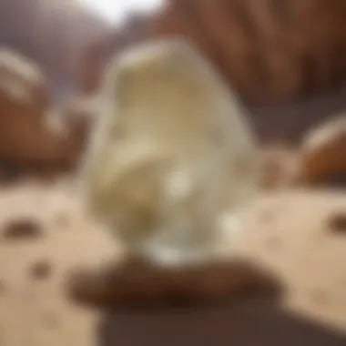 Analyzing the Properties of Libyan Desert Glass Scientific equipment used for analyzing the properties of Libyan Desert Glass