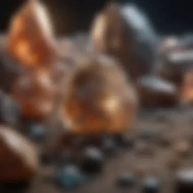 Natural Crystals Collection A stunning array of natural crystals reflecting sunlight