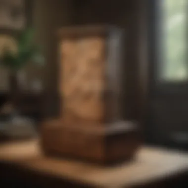 The Allure of Wooden Display Stands Elegant wooden display stand showcasing an ancient artifact