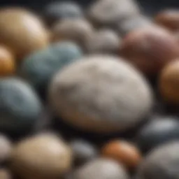 A collection of soft stones ideal for carving, showcasing their unique textures and colors.