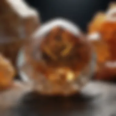 Cultural Significance of Topaz An artistic interpretation of topaz in cultural artifacts
