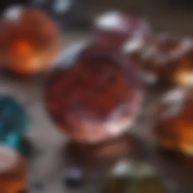 The Beauty of Polished Gemstones Close-up of a polished gemstone showcasing its clarity and color
