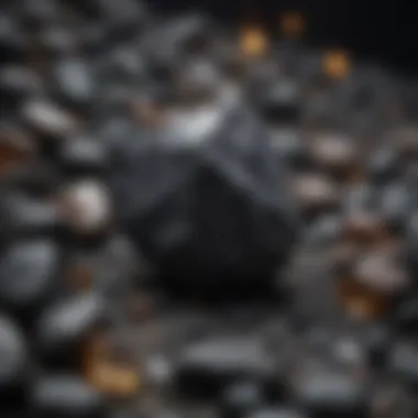 Cultural Significance of Dark Stones Cultural artifacts made from dark stones representing historical significance