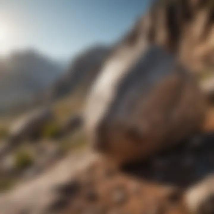 Natural landscapes showcasing the significance of rocks in environmental settings.