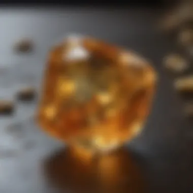 Care techniques for preserving citrine's brilliance