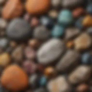 Diversity of Rocks and Minerals in the Stone Age A vibrant collection of rocks and minerals from the era