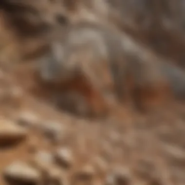 Geological Stratifications and Their History A geological site showcasing stratified rock formations, emphasizing their historical significance