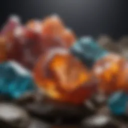 A collection of vibrant minerals showcasing Earth's natural beauty