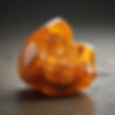 Chemical Properties of Yellowish Orange Minerals A detailed chart illustrating the chemical properties of yellowish orange minerals