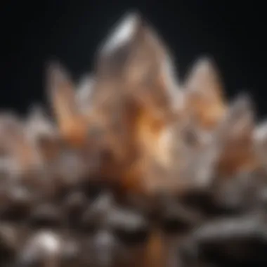 Crystals in Natural Illumination An arrangement of crystals under natural light highlighting their sparkle