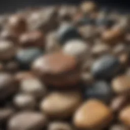 Collection of various valuable rocks