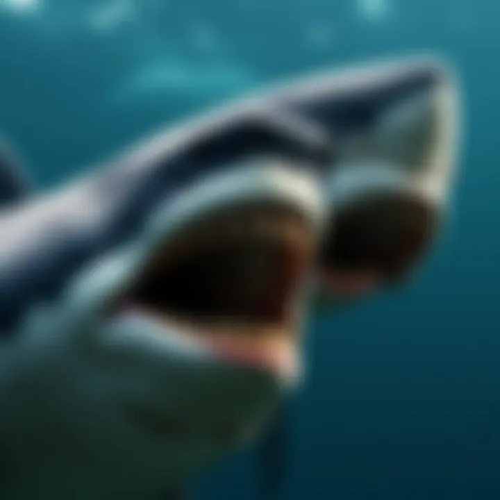 Megalodon vs. Great White Shark Comparison chart of megalodon and modern great white shark