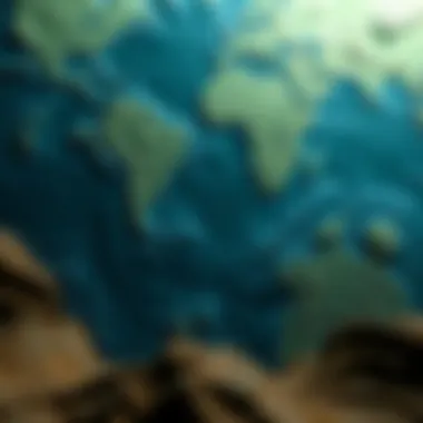 Megalodon Distribution Map illustrating megalodon distribution across ancient oceans