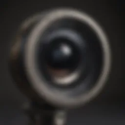 Detailed view of a jewelry eye magnifier showcasing its lens and body