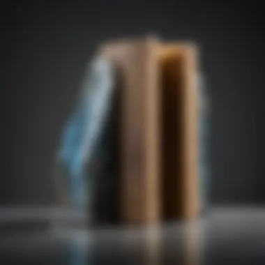 The Textural Beauty of Labradorite Bookends Labradorite bookends highlighting their texture and sheen