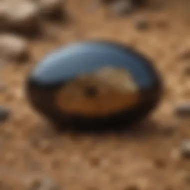 Cultural Significance of Libyan Gold Tektite An ancient artifact illustrating the cultural significance of Libyan gold tektite in Egypt.