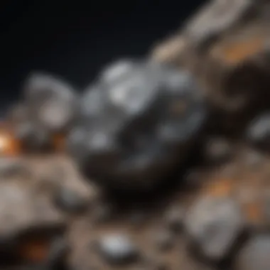 Mineralogical Properties of Meteorites An illustration of mineral properties found in meteorites with labels