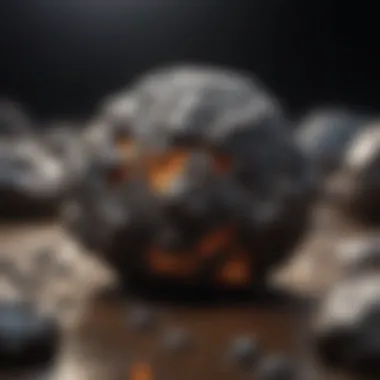 In-depth Analysis of Meteorite Specimen Meteorite specimen under analysis