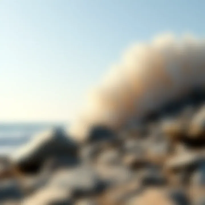 Scenic location of a quartz collecting site in New Jersey