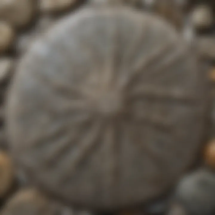 Close-up of the intricate patterns on a Petoskey stone