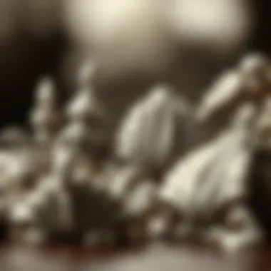 Historical artifacts made of silver symbolizing its cultural significance across civilizations.