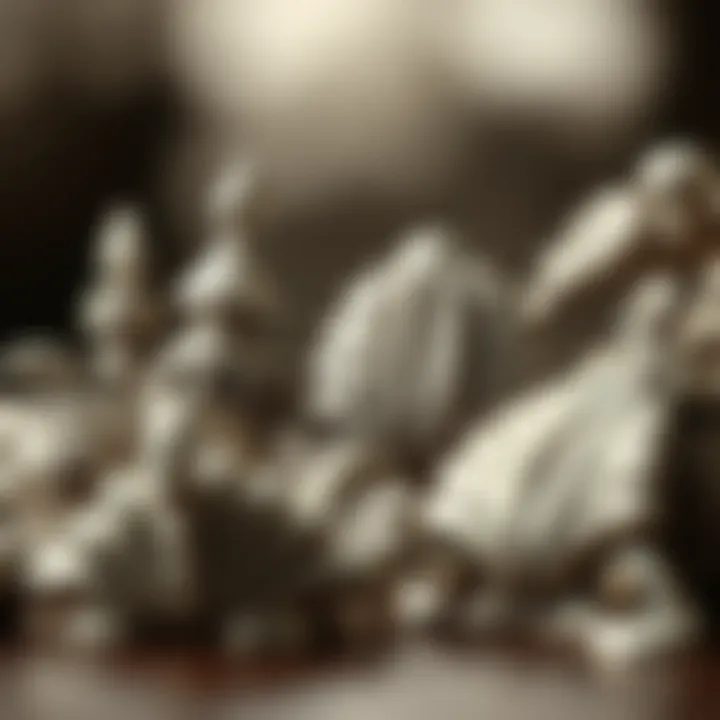 Historical artifacts made of silver symbolizing its cultural significance across civilizations.