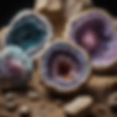 Geodes in Art and Science Artistic representation of geodes used in various scientific and artistic applications