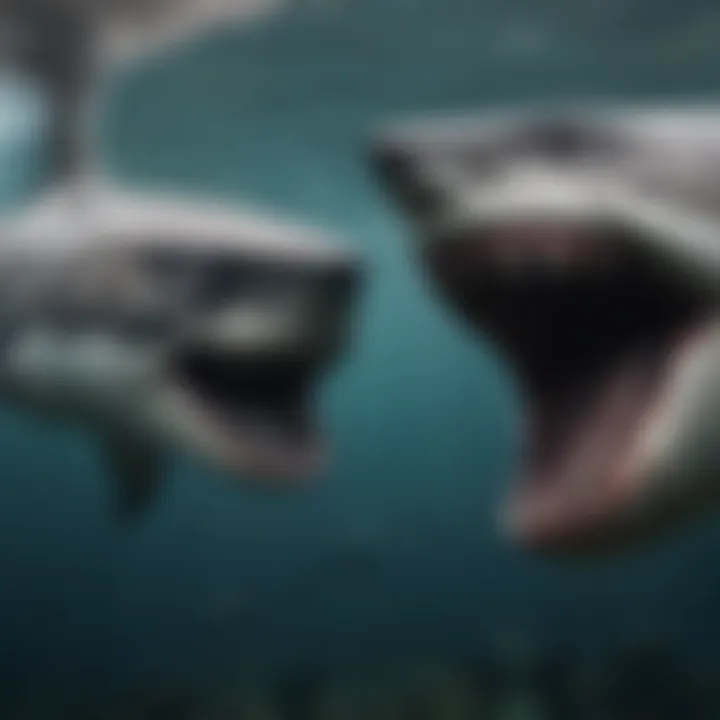 Comparative Size of Megalodon and Great White Shark