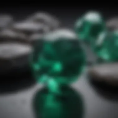 Comparative analysis of opaque and transparent emeralds