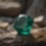 Geological formation of opaque emeralds