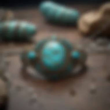 Historical artifacts of turquoise jewelry reflecting cultural significance