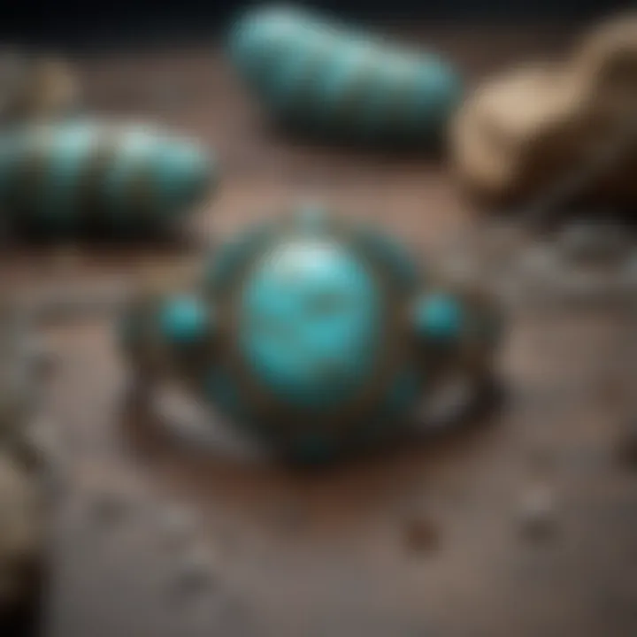 Historical artifacts of turquoise jewelry reflecting cultural significance