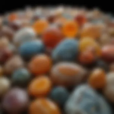 Diversity of Agate Types A close-up view of various types of agate stones